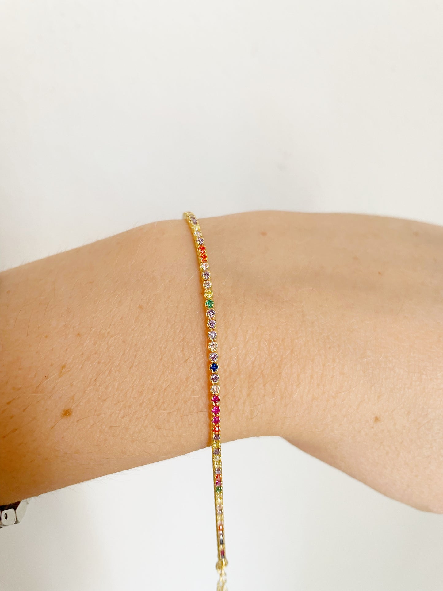 Bracciale tennis sottile