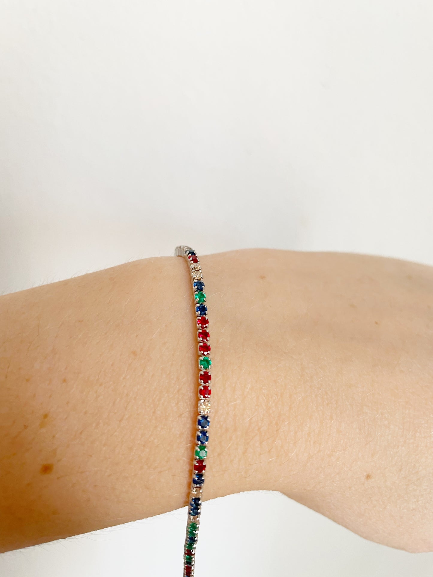 Bracciale tennis sottile