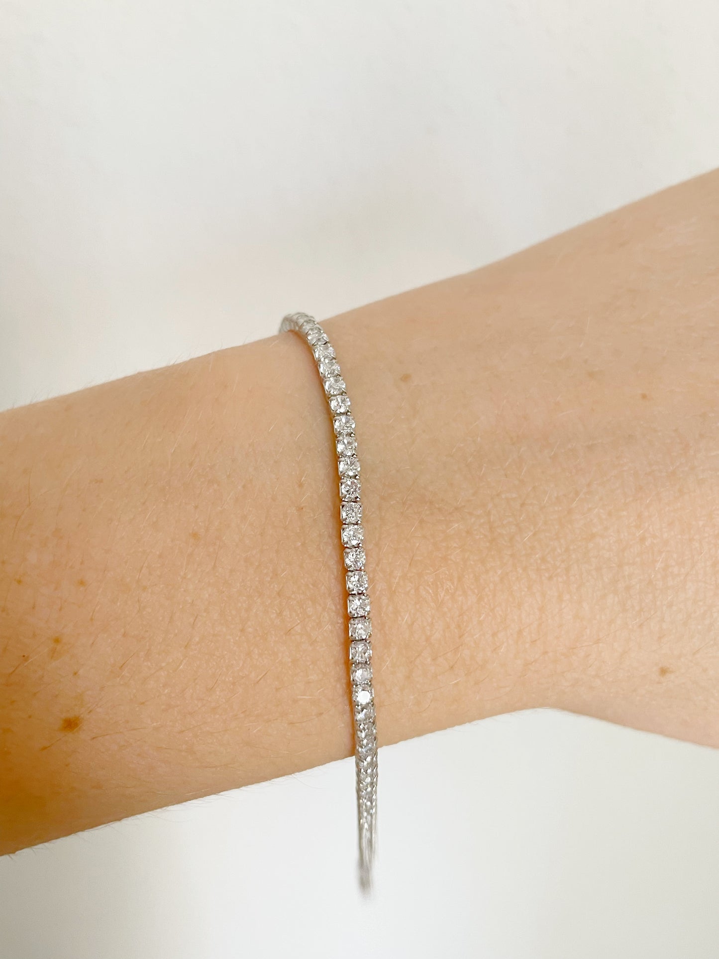 Bracciale tennis sottile