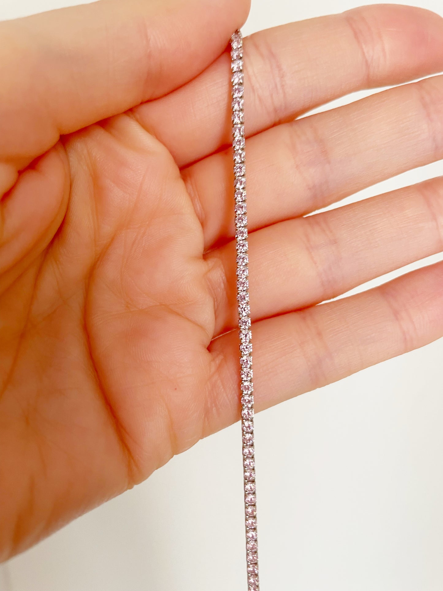 Bracciale tennis sottile