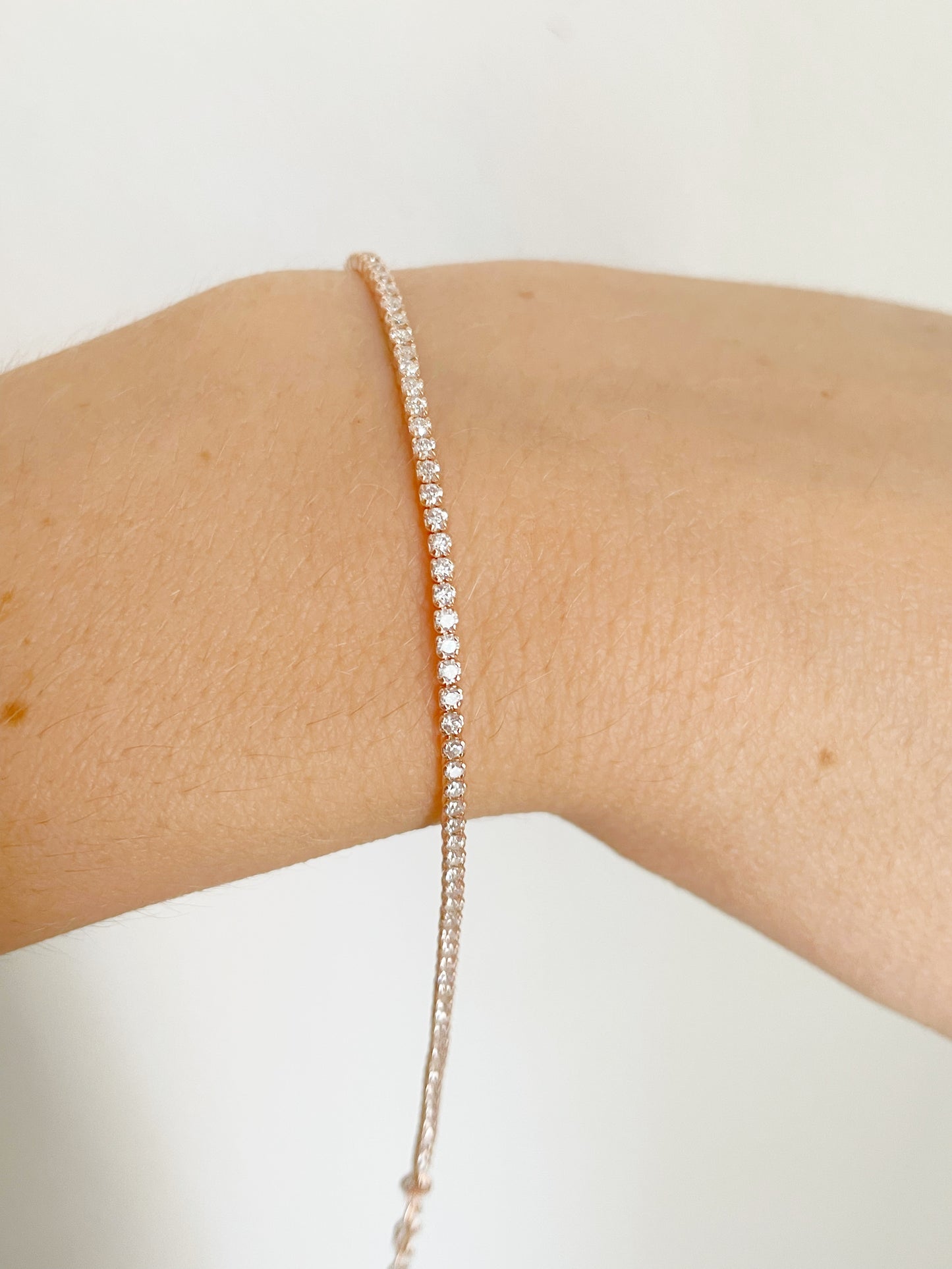 Bracciale tennis sottile