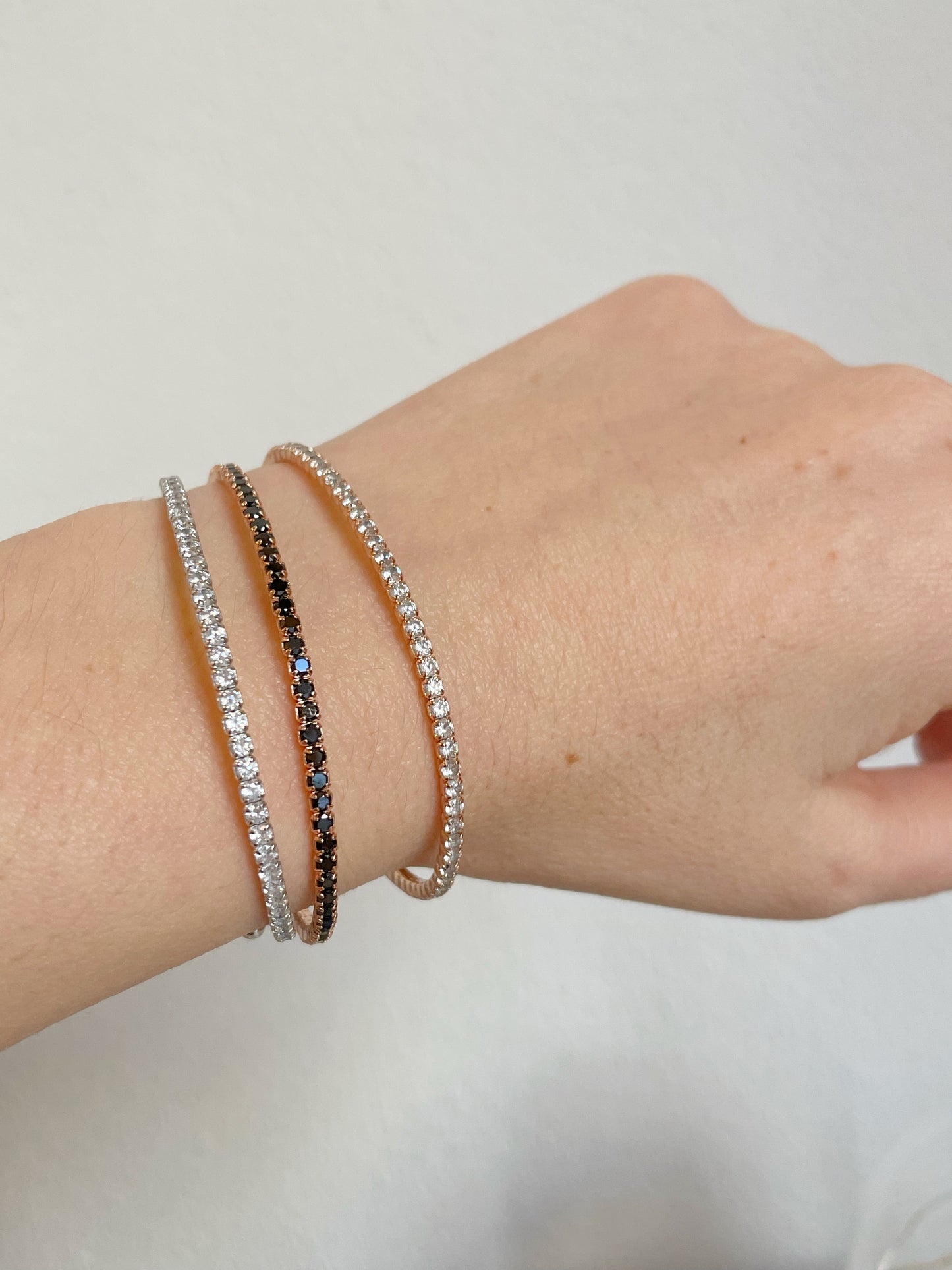 Bracciale tennis semi rigido