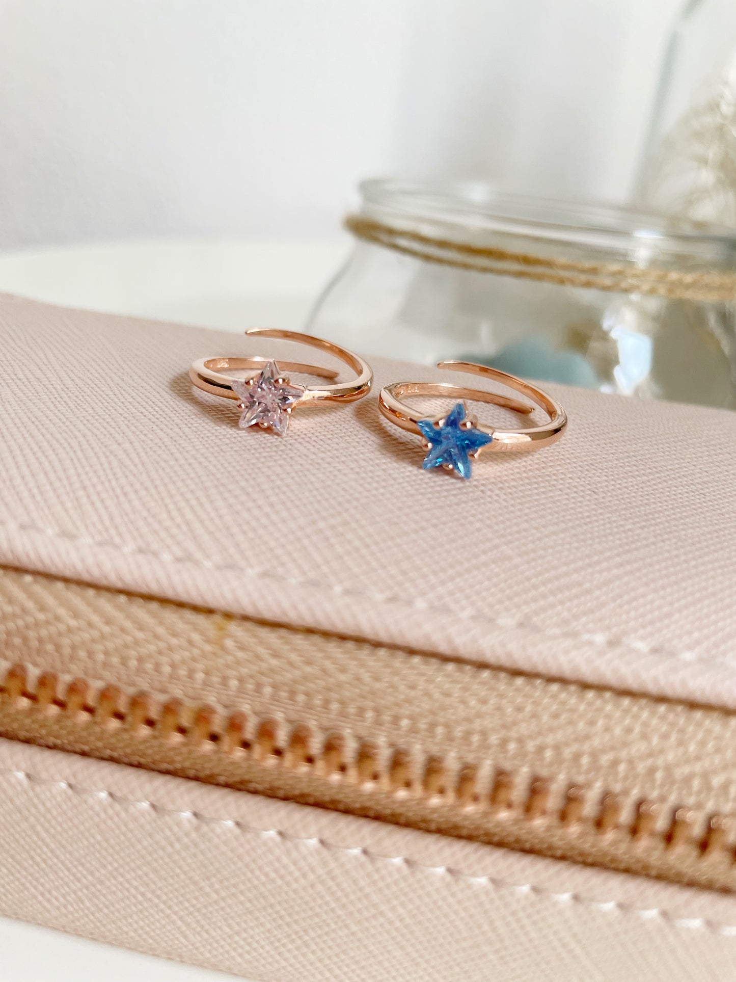 Anello stella zircone