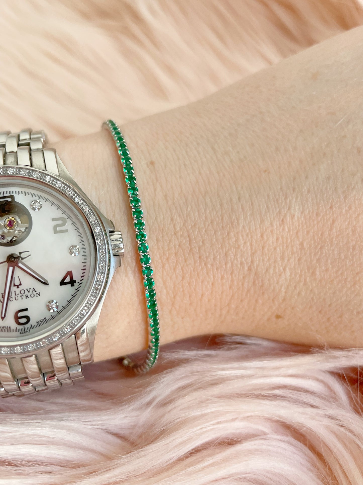 Bracciale tennis sottile