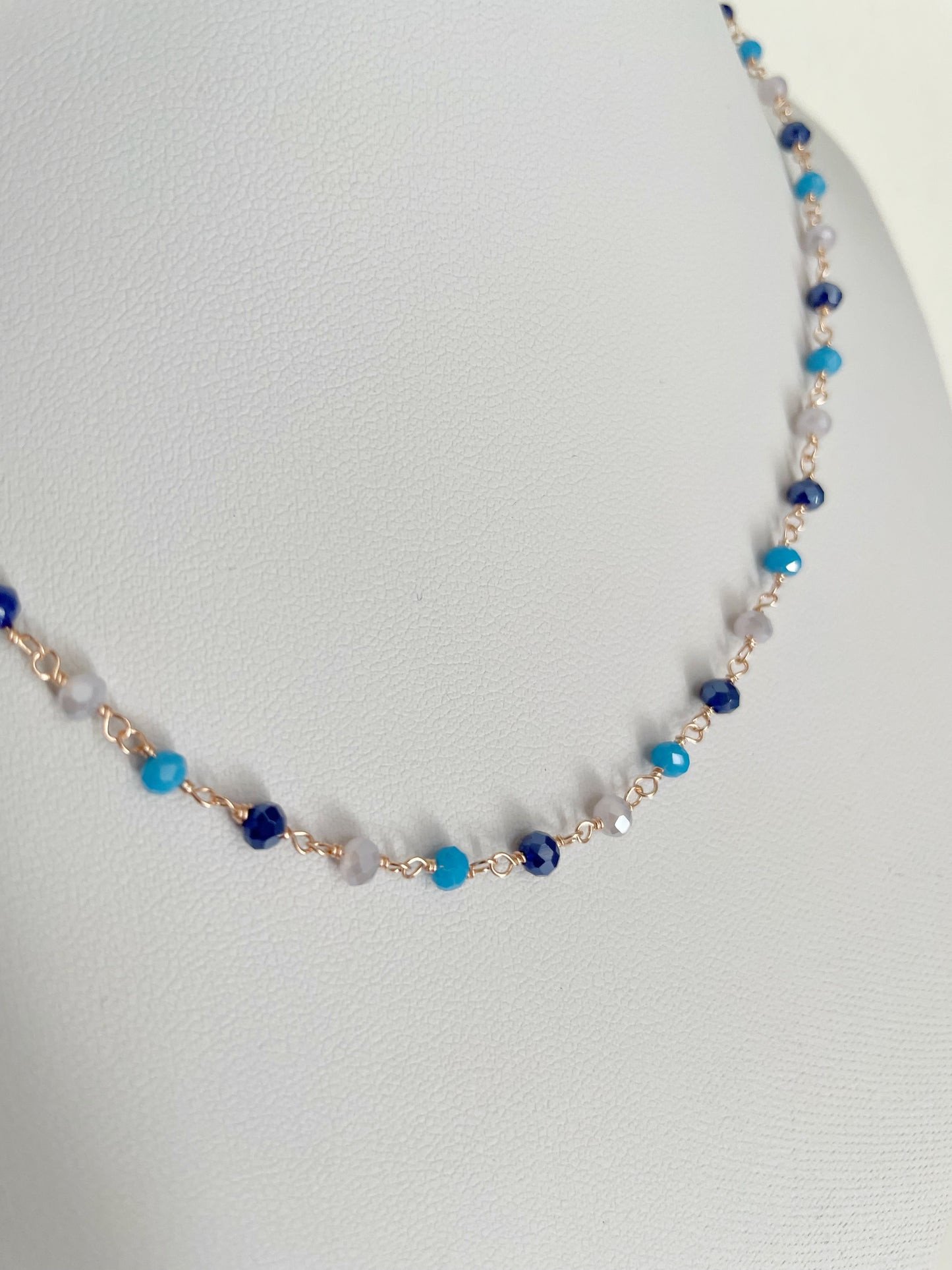 Collana rosario cristalli
