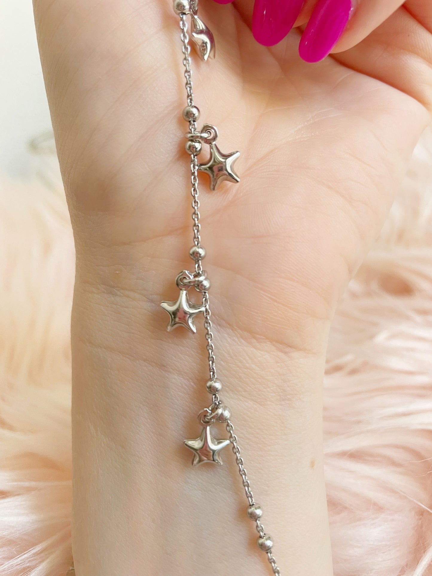 Bracciale stelle bombate